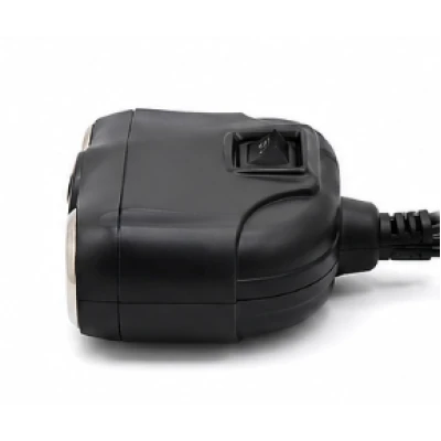 Splitter priza auto Andowl Q CA55 cu 2 mufe bricheta + 2xUSB 120W cu intrerupator 12V/24V