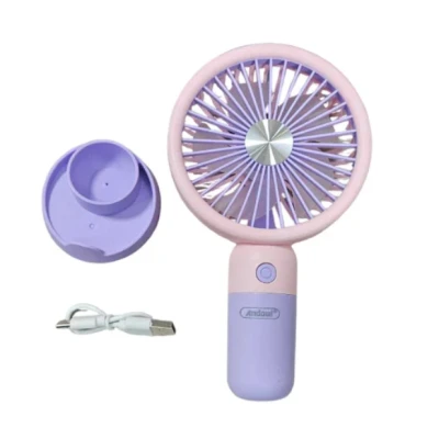 Mini ventilator Andowl Q FS95 cu suport telefon mobil