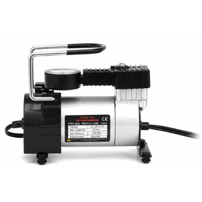 Compresor auto 12V Andowl Q DQ993 de 150 PSI 35L/min cu manometru analogic alimentare la bricheta