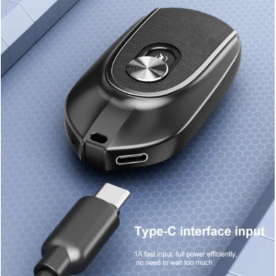 Breloc tip Mini baterie externa 1600mAh cu mufa Type C si Lightning Andowl Q DC548