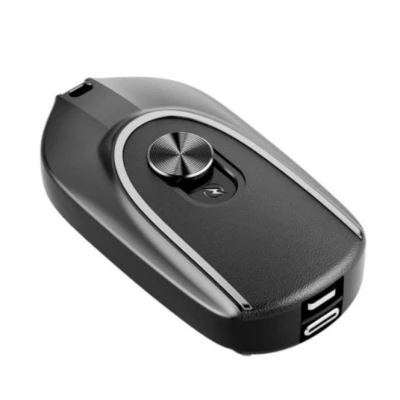 Breloc tip Mini baterie externa 1600mAh cu mufa Type C si Lightning Andowl Q DC548
