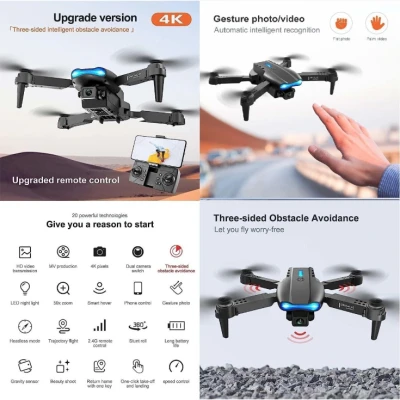 Drona Falcon DM700 pliabila camera HD cu telecomanda 2.4G 300m distanta maxima