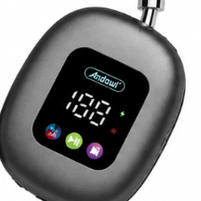 Casti wireless Andowl Q EM60 Bluetooth display LED control tactil sunet stereo HiFi