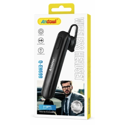 Casca Bluetooth Andowl Q EH699 wireless hands free microfon HD autonomie mare design ergonomic