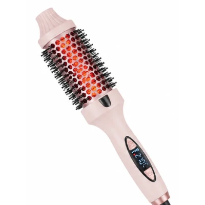 Perie electrica pentru par cu aer cald display digital 5 trepte temperatura ionizare volum si indreptare