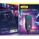 Microfon RGB Andowl Q MIC23 USB iluminare LED pentru streaming gaming karaoke si podcast