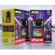 Boxa portabila Bluetooth Andowl Q YX808 de 8 inch RGB microfon inclus telecomanda karaoke bass puternic
