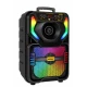 Boxa portabila Bluetooth Andowl Q YX808 de 8 inch RGB microfon inclus telecomanda karaoke bass puternic