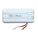 Baterie externa cu afisaj LED 12000 USB C si Lightning Q TD98