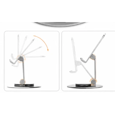 Suport birou Andowl Q ZJ555 compatibil telefon sau tableta universal metalic rotire 360