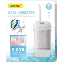 Irigator oral portabil Andowl Q CY8 curatare dentara eficienta cu jet de apa