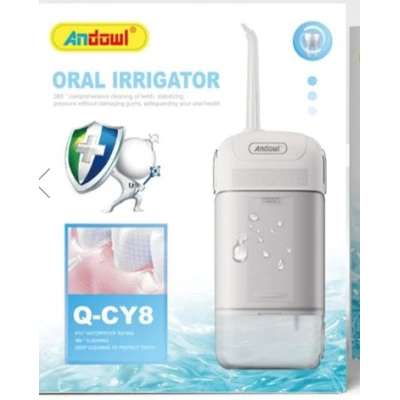 Irigator oral portabil Andowl Q CY8 curatare dentara eficienta cu jet de apa