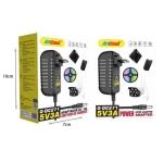 Sursa de alimentare universala 5V3A Adaptor de alimentare AC/DC Andowl Q DC271 Negru