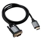 Cablu convertor HDMI VGA lungime 2 metri 4K Q HD517