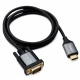 Cablu convertor HDMI VGA lungime 2 metri 4K Q HD517