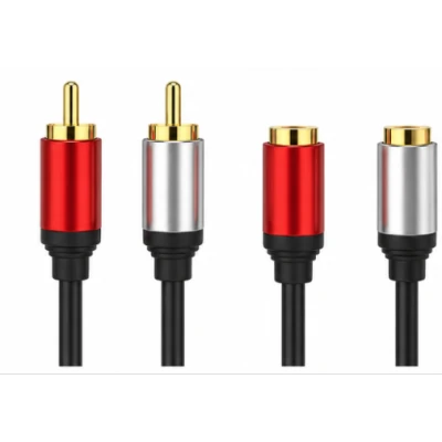 Cablu audio Andowl Q HD621 2 RCA la 2 RCA lungime 2M extensie audio stereo
