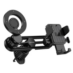 Suport auto dublu mobil cu brat reglabil si suport magnetic Andowl Q ZJ112