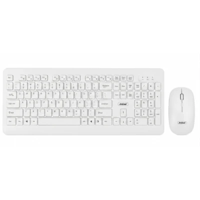 Set tastatura si mouse wireless 2.4 cu indicator baterie QK9000