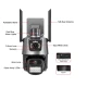 Camera de supraveghere dubla WIFI G900 Ultra HD zoom 5X rotire LED comunicare bidirectionala alarma