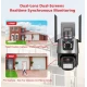 Camera de supraveghere dubla WIFI G900 Ultra HD zoom 5X rotire LED comunicare bidirectionala alarma