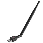 Adaptor retea Q A220 conectare wireless la internet WiFi USB 600 Mbps antena externa rotativa 360