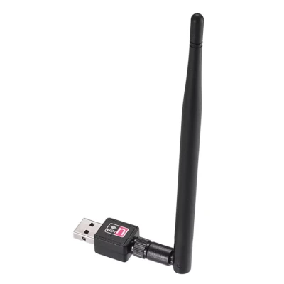 Adaptor retea Q A220 conectare wireless la internet WiFi USB 600 Mbps antena externa rotativa 360