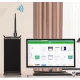 Adaptor retea Q A220 conectare wireless la internet WiFi USB 600 Mbps antena externa rotativa 360