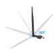 Adaptor retea Q A220 conectare wireless la internet WiFi USB 600 Mbps antena externa rotativa 360