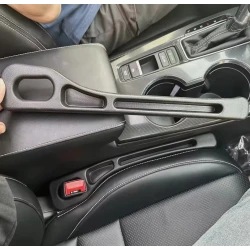 Set 2 organizatoare tip buzunar pentru scaun auto cu gaura la centura VISINIU