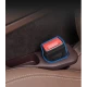 Set 2 organizatoare tip buzunar pentru scaun auto cu gaura la centura BEJ