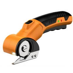 Foarfeca electrica fara fir pentru taiere materiale cu lama circulara si LED