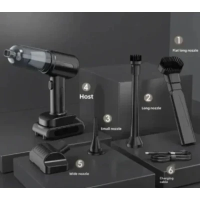 Aspirator auto electric reincarcabil fara fir MDHL MD16 cu acumulator
