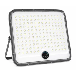 Proiector solar LED Exterior 400W IP65 cu panou separat cu senzor de miscare puternic