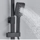 Coloana de dus Premium cu afisaj digital LCD 5 functii design modern profesional NEGRU