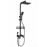 Coloana de dus Premium cu afisaj digital LCD 5 functii design modern profesional NEGRU