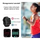 Ceas Smartwatch inteligent S5 BEJ cu functii de monitorizare sanatate