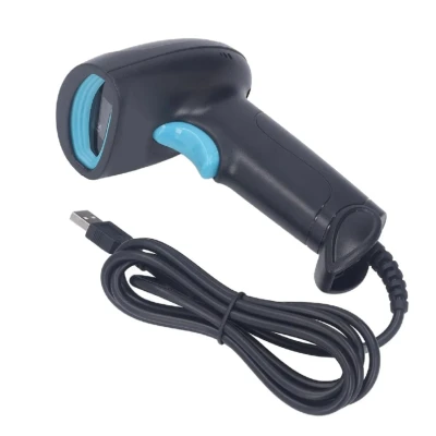 Scanner coduri de bare 1D 2D si QR Q SM3B Andowl cu cablu IP54 indicator LED USB ABS