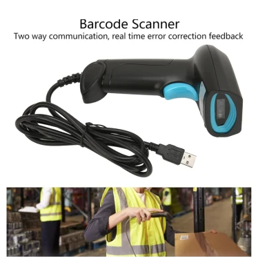 Scanner coduri de bare 1D 2D si QR Q SM3B Andowl cu cablu IP54 indicator LED USB ABS