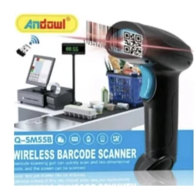 Scanner coduri de bare 1D 2D si QR Q SM3B Andowl cu cablu IP54 indicator LED USB ABS