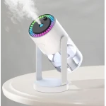 Umidificator si difuzor ultrasonic  de ulei esential Q JS09 cu lumina de noapte si proiector de stele capacitate 280ml