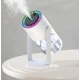 Umidificator si difuzor ultrasonic  de ulei esential Q JS09 cu lumina de noapte si proiector de stele capacitate 280ml