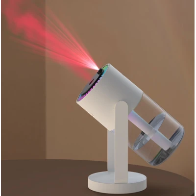 Umidificator si difuzor ultrasonic  de ulei esential Q JS09 cu lumina de noapte si proiector de stele capacitate 280ml