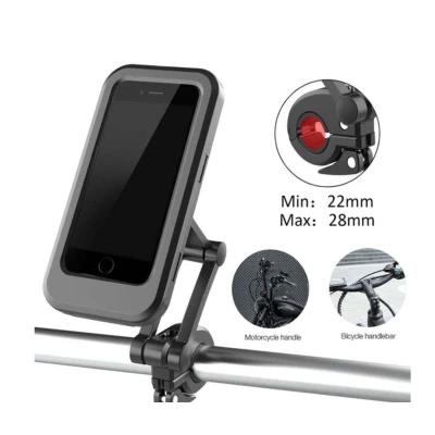 Suport telefon mobil bicicleta/motocicleta Andowl Q MT51 impermeabil prindere ghidon