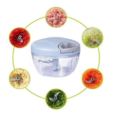Mini tocator manual usturoi Andowl Q JS360 cu mecanism tip sfoara