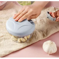 Mini tocator manual usturoi Andowl Q JS360 cu mecanism tip sfoara