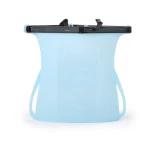 Punga din silicon reutilizabila pentru alimente cu sistem etansare clip 