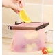 Punga din silicon reutilizabila pentru alimente cu sistem etansare clip 