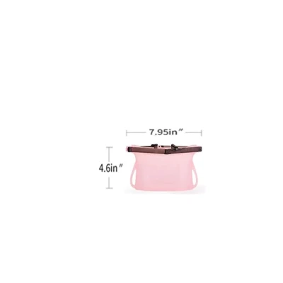 Punga din silicon reutilizabila pentru alimente cu sistem etansare clip 