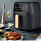 Friteuza digitala cu aer cald 8 litri Air Fryer SN 9018 putere 1800W cu 8 programe temperatura reglabila