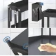 Raft organizator bucatarie cu 2 niveluri suport condimente si ustensile